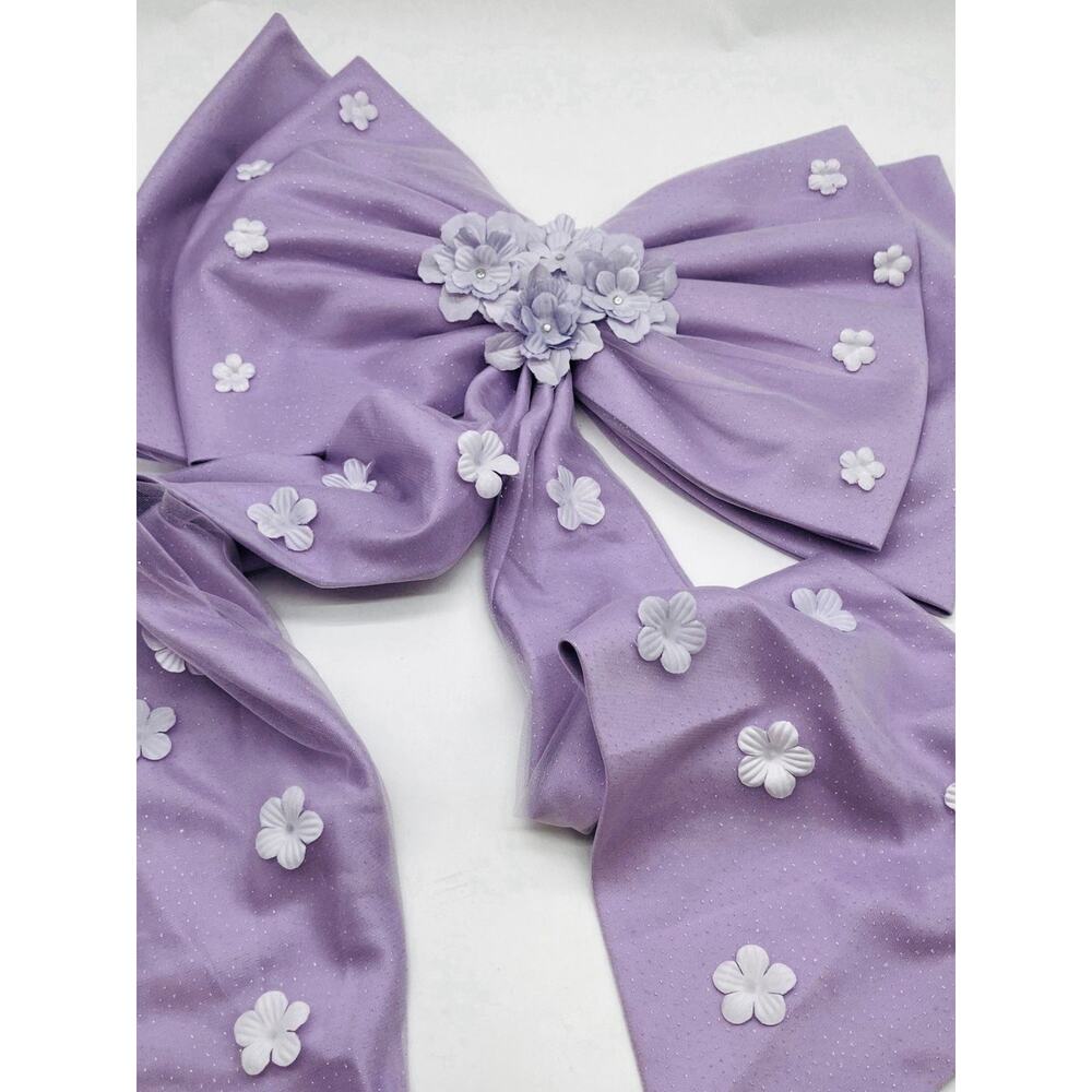 NEW Quinceanera Dress Lavender 3D Butterflies Ball Gown Sweet 16 Size 10/12 - Picture 4 of 5